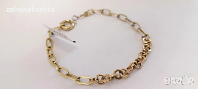 Златна гривна-3,55гр/14кр, снимка 3 - Гривни - 51037750