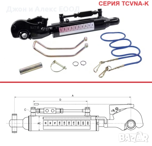 Немски хидравлични централни болтове KRAMP за Трактори 1-ва, 2-ра и 3-та Категория, снимка 2 - Селскостопанска техника - 53943942