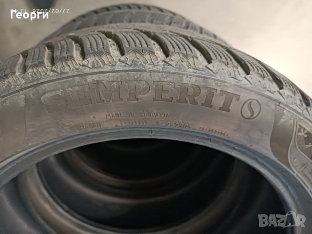 2бр.зимни гуми 225/45/17 Semperit, снимка 4 - Гуми и джанти - 53672491