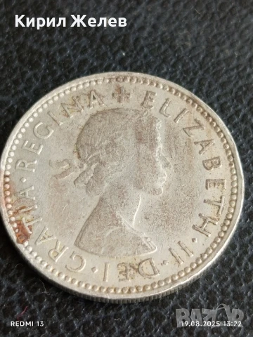 Две монети 100 лири в чест на 100г. военноморска академия Ливорно / 1 шилинг 1963г. Англия   14225, снимка 4 - Нумизматика и бонистика - 51416245