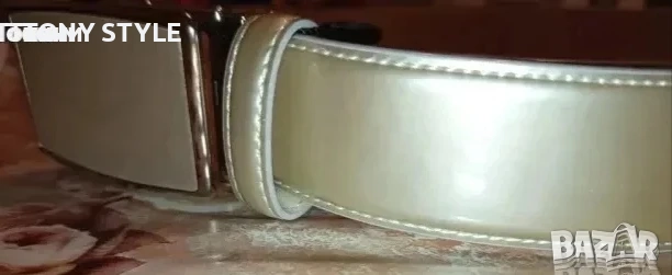 ANTHONY CROWN Оригинал Нов Автоматичен Дамски Колан Изцяло от Естествена Кожа 115см, снимка 8 - Колани - 51644766