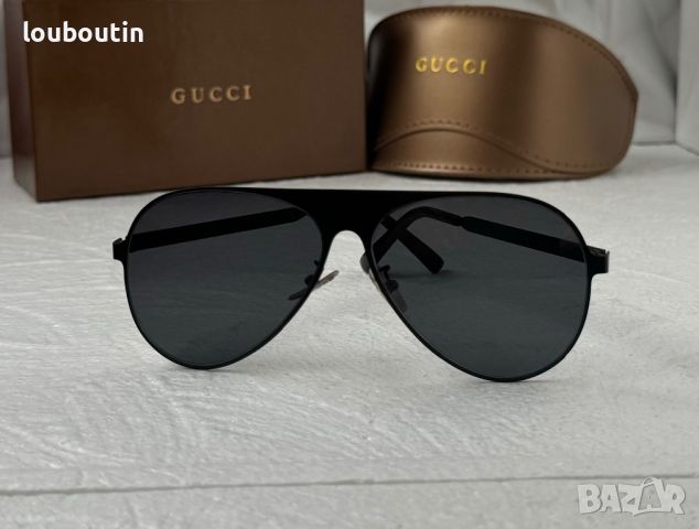 Gucci 2024 мъжки дамски унисекс слънчеви очила авиатор 5 цвята, снимка 8 - Слънчеви и диоптрични очила - 45608833