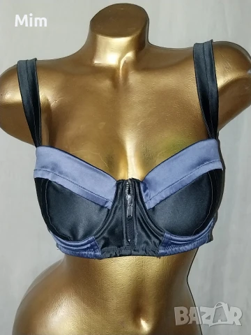 Н&М 90 D Черен сатенен сутиен  