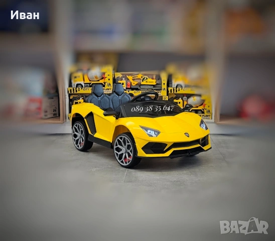 ТОП ЦЕНА!НОВО!Акумулаторна кола Chiara/LAMBORGHINI с 12V батерия,USB, снимка 2 - Електрически играчки - 52215783