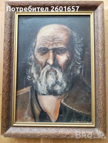 G. Gorecki, Портрет на старец, снимка 2 - Картини - 49755302