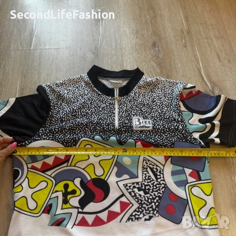 Колоездачна фланелка Loffler Austria Vintage, мъжка тениска размер L-XL, снимка 5 - Спортни дрехи, екипи - 52283183