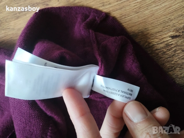 polo ralph lauren slim fit merino wool - мъжки мериновул пуловер М, снимка 10 - Пуловери - 53155385