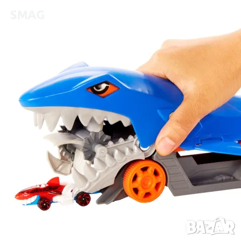 Hot Wheels Shark Truck - Mattel S_1207228, снимка 3 - Коли, камиони, мотори, писти - 47978911