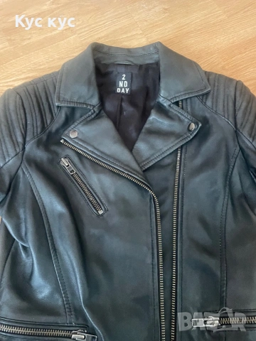 Яке естествена агнешка кожа, снимка 2 - Якета - 53679713