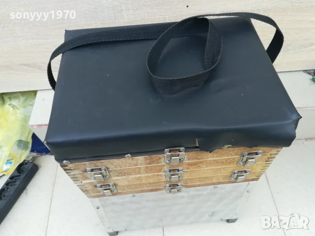 рибарски стол-дърво и алумин 0306251548, снимка 3 - Екипировка - 50535873