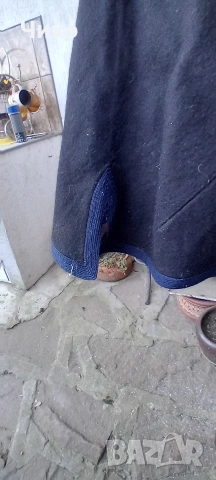 Женски дълъг елек ментан със кожи и гайтани, снимка 16 - Антикварни и старинни предмети - 53801405