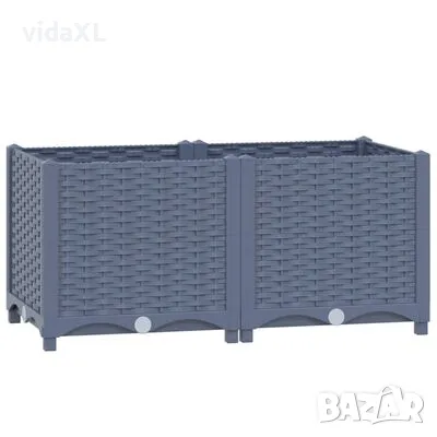 vidaXL Повдигната леха, 80x40x38 см（SKU:310402, снимка 1 - Градински мебели, декорация  - 47345602