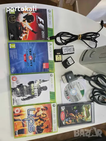 XBOX 360 + игри и кабели , снимка 6 - Xbox конзоли - 48683685