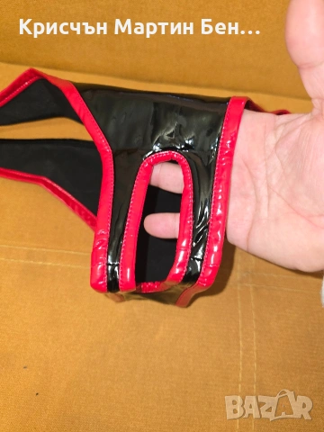 Боди Блясък черно червен латексов плюш/с.м.л.хл.до 5хл или комплект от 2части , снимка 15 - Бельо - 48726496