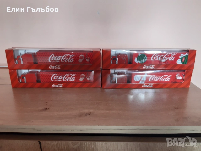 Колекция камиончета на Coca-Cola от 2025/26та год.Чисто нови