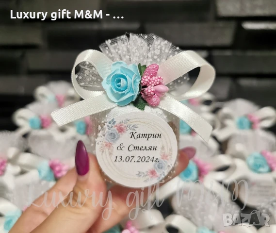 Подаръци за гости, подаръчета за гости, бурканчета с мед, снимка 12 - Подаръци за кръщене - 36079288