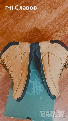 Gold Timberland, Mid Hiker, Nabuck, снимка 8 - Мъжки боти - 52913811