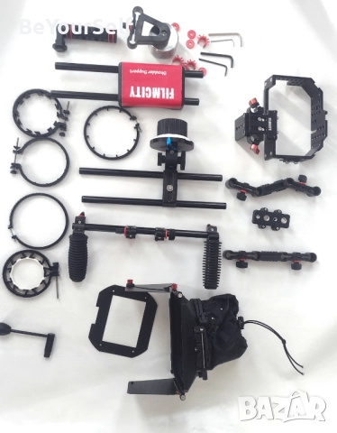 за фотокамери - Filmcity rig,cage, folowfocus, matebox, снимка 4 - Чанти, стативи, аксесоари - 52480217