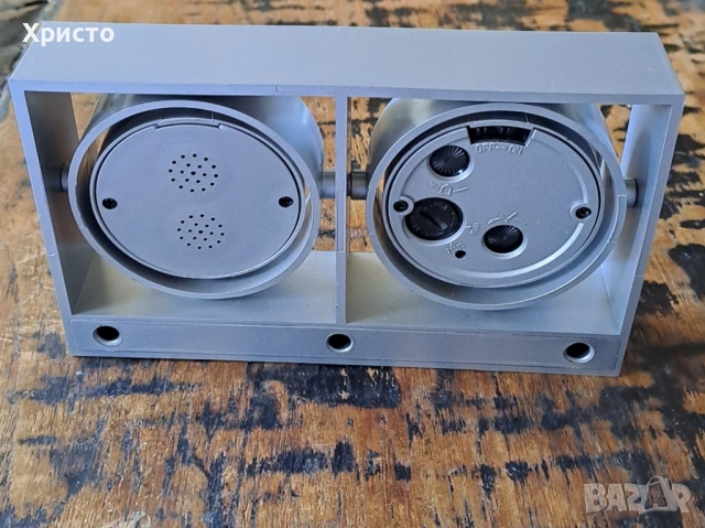 часовник с будилник, термометър и хидрометър за бюро разни, снимка 3 - Други - 13454690