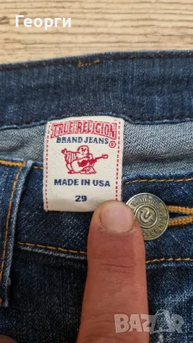 Дамски къси дънки True RELIGION Размер 29, снимка 4 - Дънки - 46937888