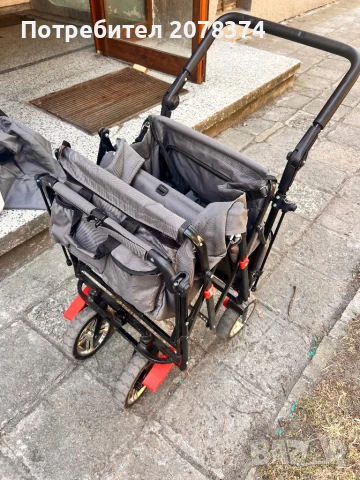 Сгъваема количка  за багаж за къмпин  плаж и.др, снимка 5 - Къмпинг мебели - 51237875