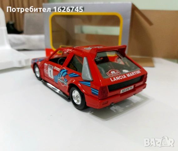 Lancia Delta S4 1:24 Bburago, снимка 12 - Колекции - 54183525