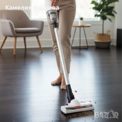 Висококачествена безжична прахосмукачка Tilihome Cordless Vacuum Cleaner , снимка 3 - Прахосмукачки - 52081374