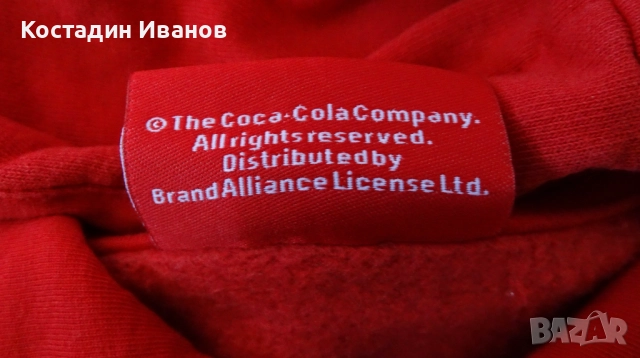 Coca Cola мъжки суичър с качулка Кока Кола, снимка 6 - Суичъри - 52180305