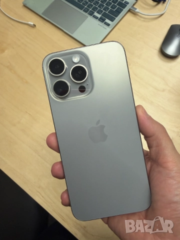 iPhone 15 Pro Max – Natural Titanium 256 GB – Отлично състояние, снимка 9 - Apple iPhone - 52623820