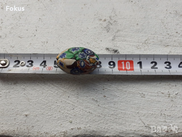 Мънисто Millfiori, снимка 6 - Антикварни и старинни предмети - 53445592