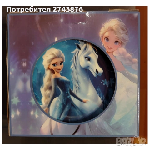 Детски порцеланов комплет за хранене от три части Замръзналото кралство - Елза, снимка 3 - Сервизи - 47883398