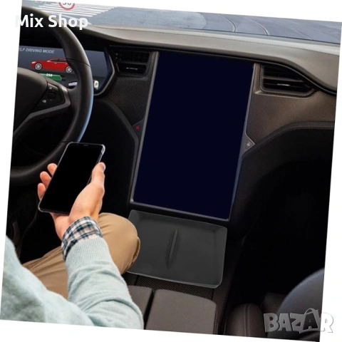 Tasla model 3/Y, Cordless Charging Silicone Pad, снимка 4 - Аксесоари и консумативи - 53646191