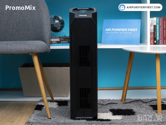 Пречиствател на въздух 3в1 Toshiba CAF-Z45FR 53W HEPA H13 филтър с активен въглен UV стерилизация , снимка 3 - Овлажнители и пречистватели за въздух - 51906718