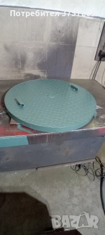 Кръгъл метален капак за водомерна шахта 82см., снимка 6 - Други стоки за дома - 52103406