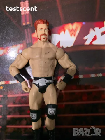 Екшън фигура WWE Sheamus Шеймъс Celtic Warrior Mattel Basic Series играчка figure BW used, снимка 5 - Колекции - 48507358