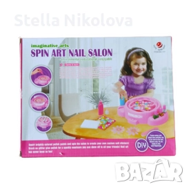 Игрален комплект Детска ноктопластика с голяма машинка за въздух