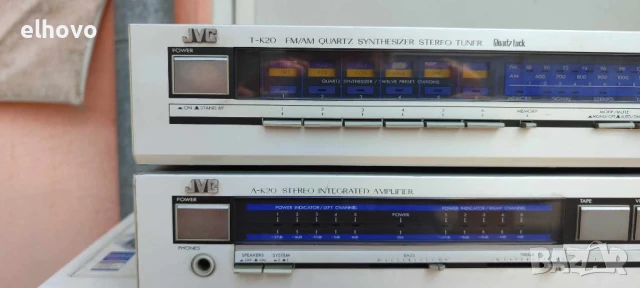 Стерео усилвател и тунер JVC A-K20, T-K20, снимка 13 - Ресийвъри, усилватели, смесителни пултове - 50639848