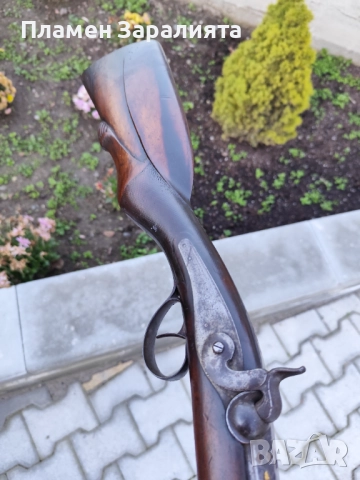 Автентична капсулна дамаскова пушка, снимка 12 - Антикварни и старинни предмети - 52788340