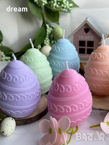 Великденски свещи “ Яйца”, снимка 7 - Подаръци за жени - 45005612