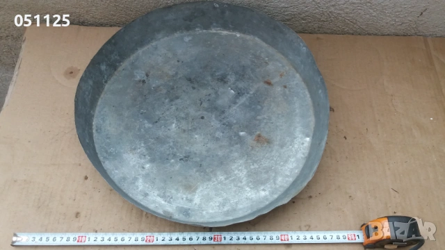 кована възрожденска бакърена тава за погачи , снимка 4 - Антикварни и старинни предмети - 54034112