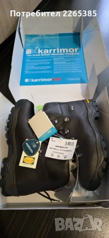 Продавам нови туристически обувки Karrimor KSB Orkney III