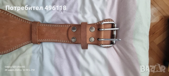 Кожен колан за фитнес, снимка 8 - Спортна екипировка - 53983562