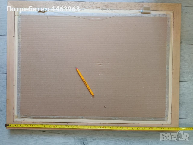 гоблен ,, Пролет на село" , 60/42 см, снимка 2 - Гоблени - 51372337