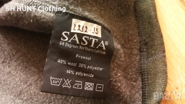 SASTA WOOL Fleece Jacket Women 48% Wool размер XL дамско 48% Вълна - 1276, снимка 12 - Суичъри - 47111376