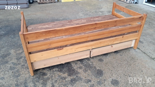 Легло с чекмеджета масив, снимка 5 - Спални и легла - 53234060