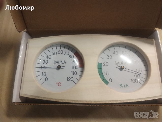 2 в 1 Брезов дървен термометър за сауна Хигрометър Измервател на температурата Стая за сауна Сауна

, снимка 2 - Други - 45371812