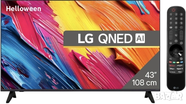Чисто нов Телевизор LG QNED 43QNED7EA6B, 43" (108 см), Smart, 4K Ultra HD, Клас G (Модел 2025), снимка 11 - Телевизори - 54239455