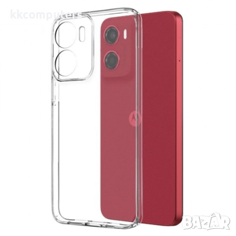 Силиконов кейс MBX 2mm, и Протектор За Motorola Moto G05/E15, Прозрачен