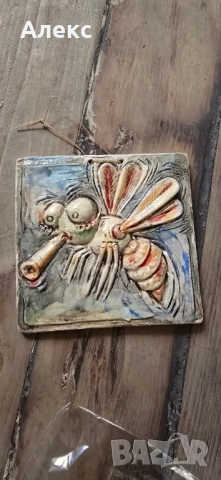 Авторска керамика, подписани плочи за стена., снимка 3 - Декорация за дома - 51468481