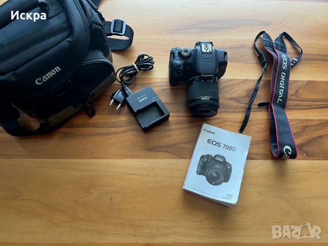 Продавам фотоапарат Canon EOS 700D в отлично състояние, снимка 4 - Фотоапарати - 46386287